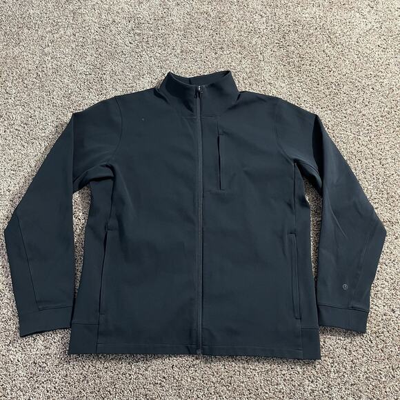 lululemon athletica Other - Lululemon Jacket Mens XL Black Full Zip Tech Stretch Athletic Running Training